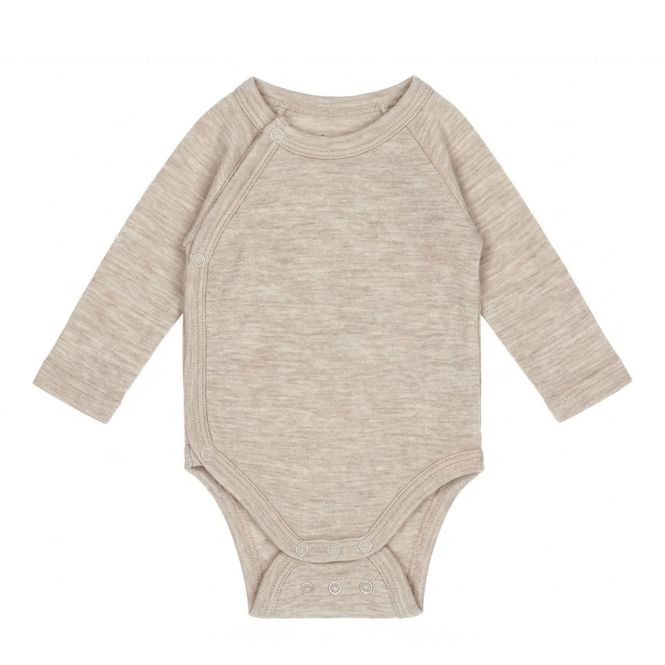 Hovedbilde Merinoull med bambus omslagsbody i fargen ...