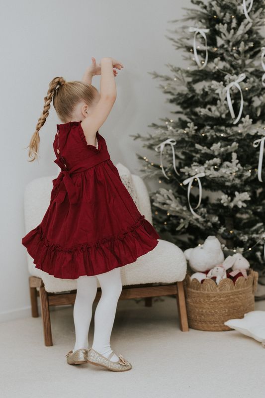 Mille julekjole i lin 