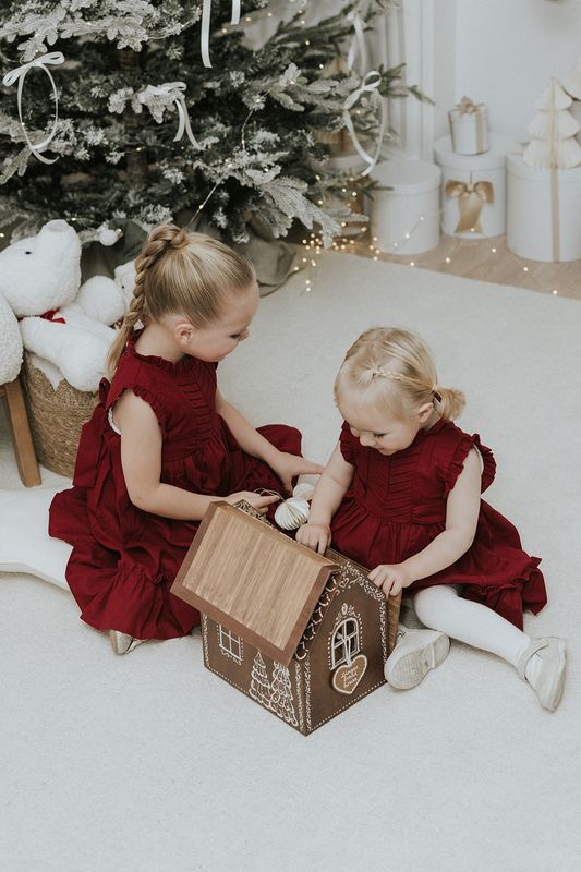 Mille julekjole i lin 