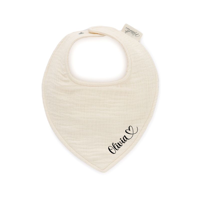 Siklesmekke med navn i natur muslin - vanntett