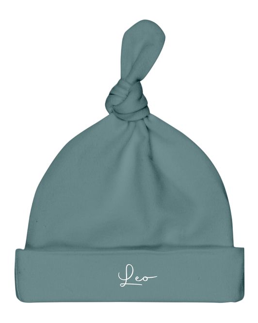 Hovedbilde Skogsgrønn nyfødtlue i bambus med navn