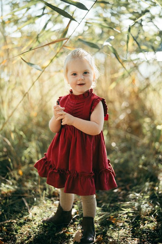 Mille julekjole i lin 